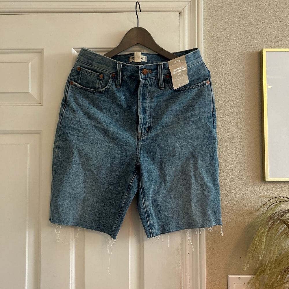 Madewell High-Rise Denim Shorts
